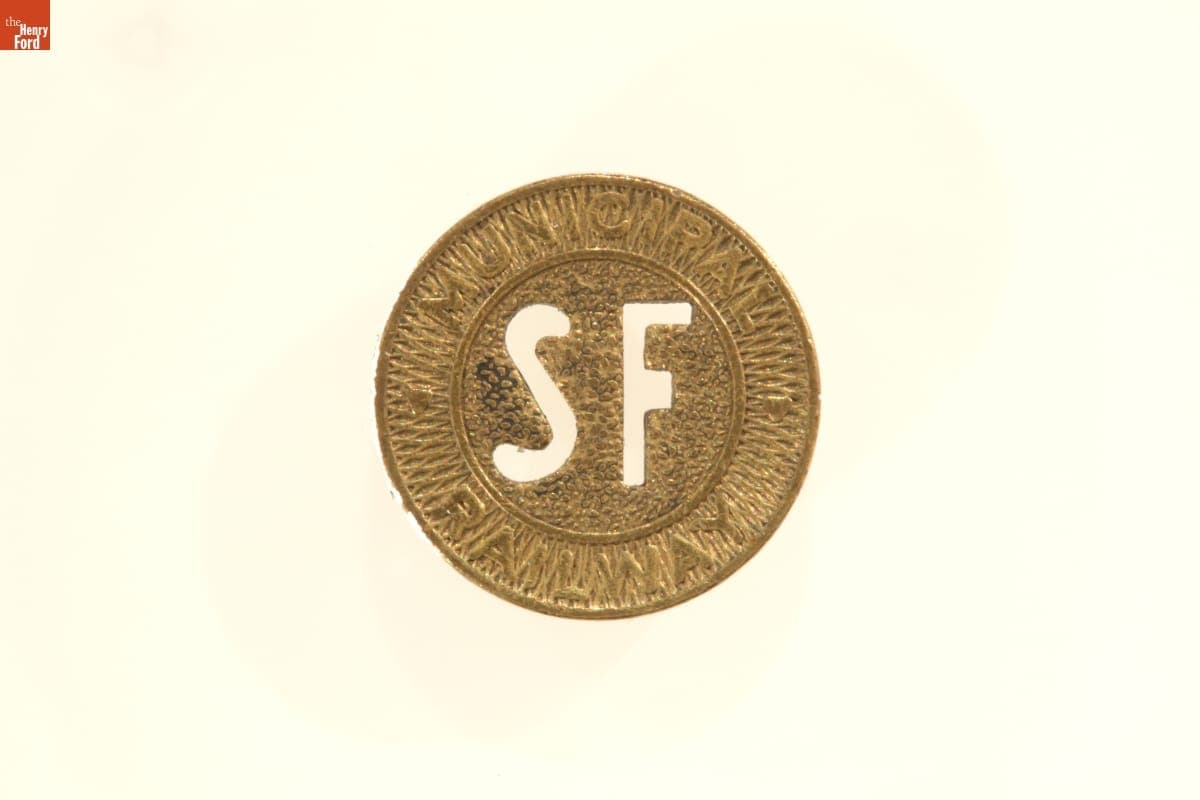 San Francisco Municipal Railway "MUNI" Token, circa 1995