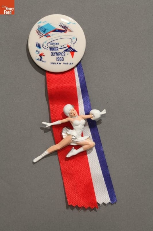 Winter Olympics Souvenir Pin, 1960