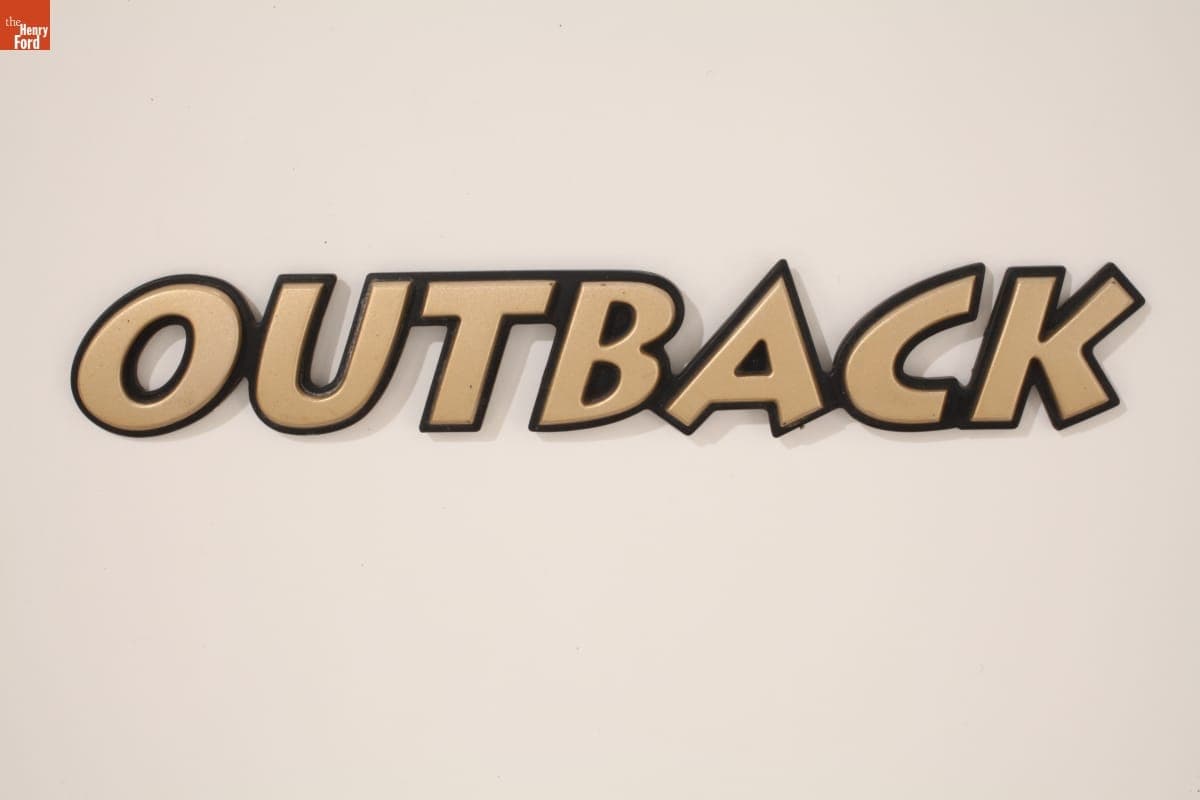 Subaru Legacy Outback Nameplate, 1995-1998