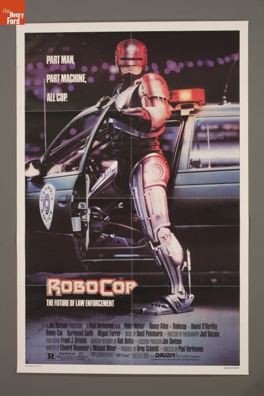 Movie Poster, "Robocop. The Future of Law Enforcement,"  1987