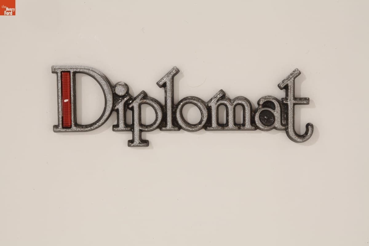 Dodge Diplomat Nameplate, 1977-1982