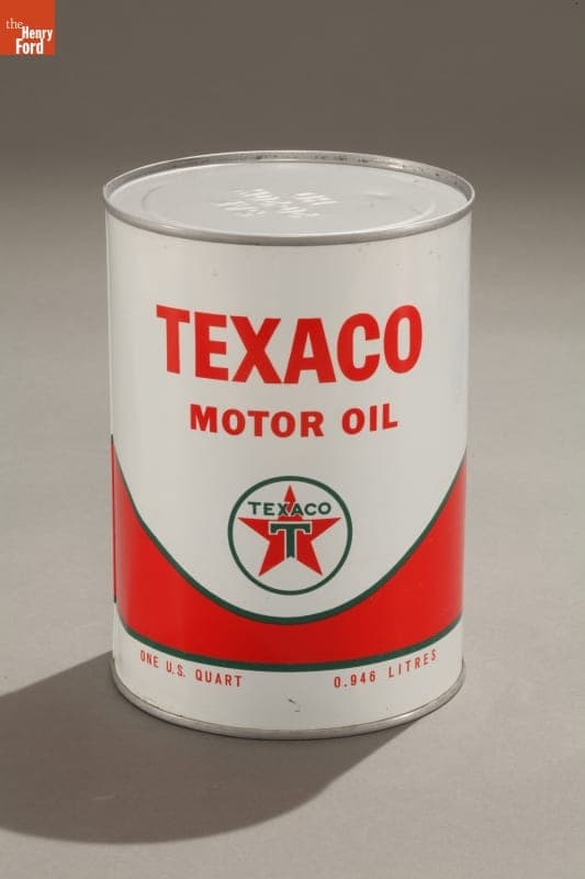 Texaco Motor Oil Can, 1966