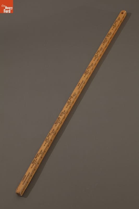 Mercury Meteor Yardstick, 1962