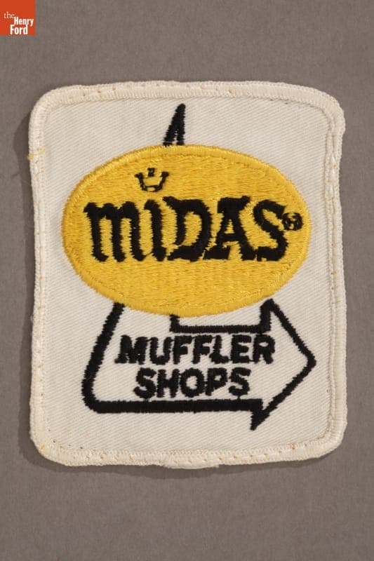 Midas Muffler Uniform Patch, 1960-1975