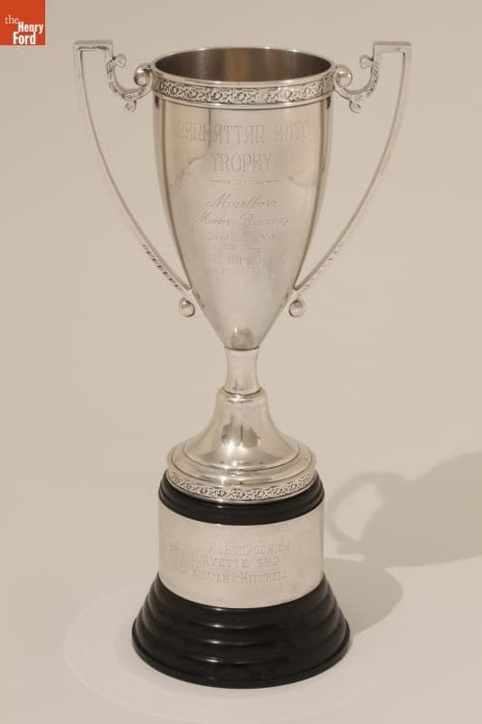 Manhattan Auto Racing Trophy Awarded to William Mitchell's Corvette SR-2, 1956