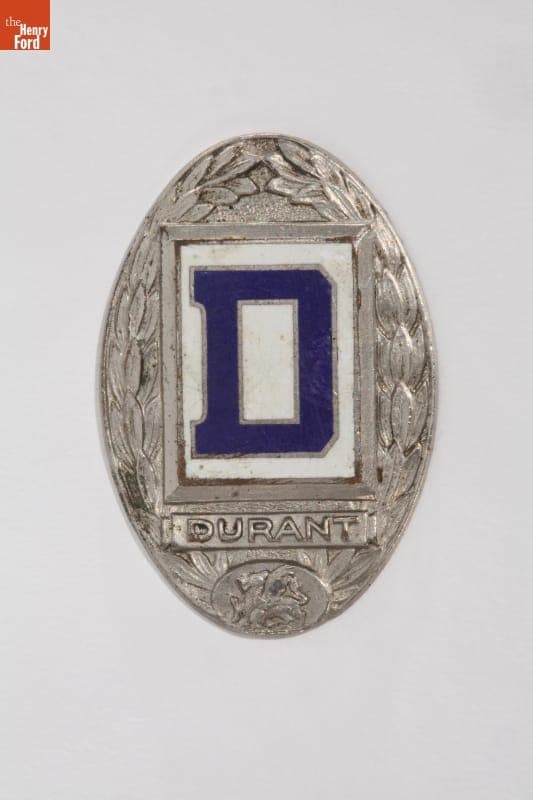 Durant Radator Emblem, 1922-1932