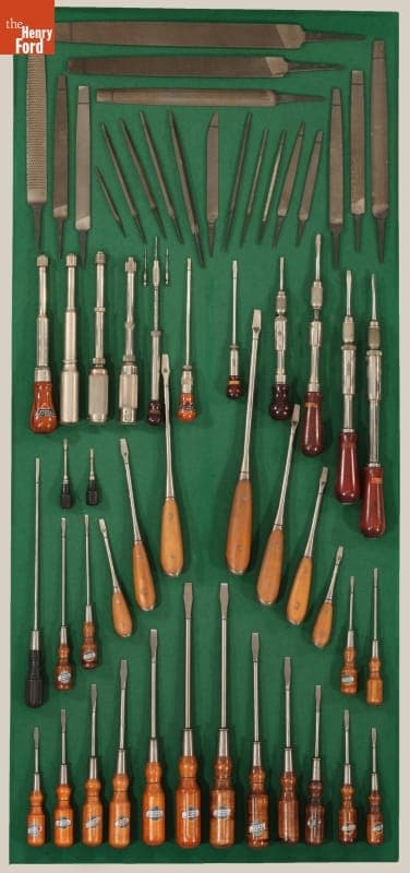 L. Miller & Son Store Display of Screwdrivers and Files, 1923-1928