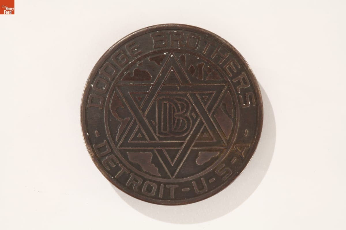 Dodge Brothers Radiator Emblem, circa 1920