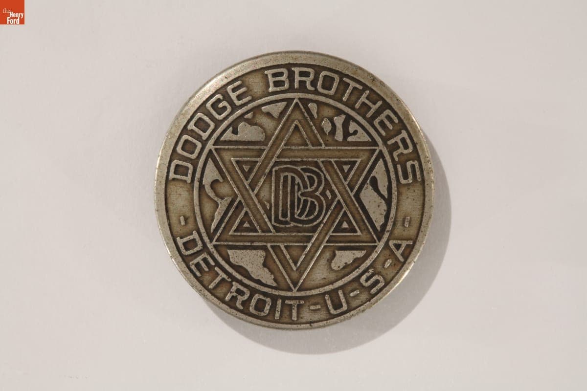 Dodge Brothers Radiator Emblem, circa 1920