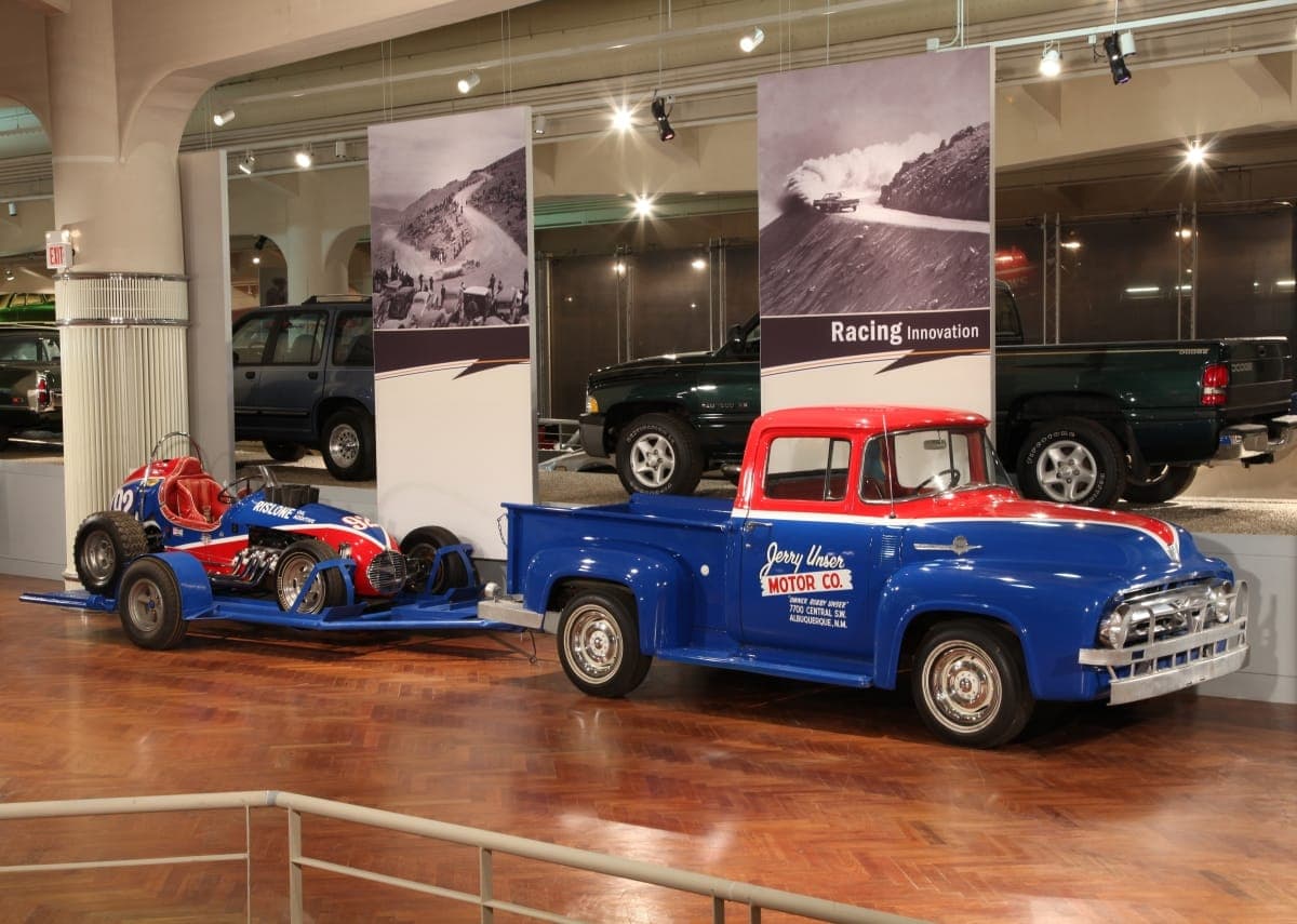 Car Trailer, circa 1958. On loan from the Museum of American Speed, Lincoln, NE.