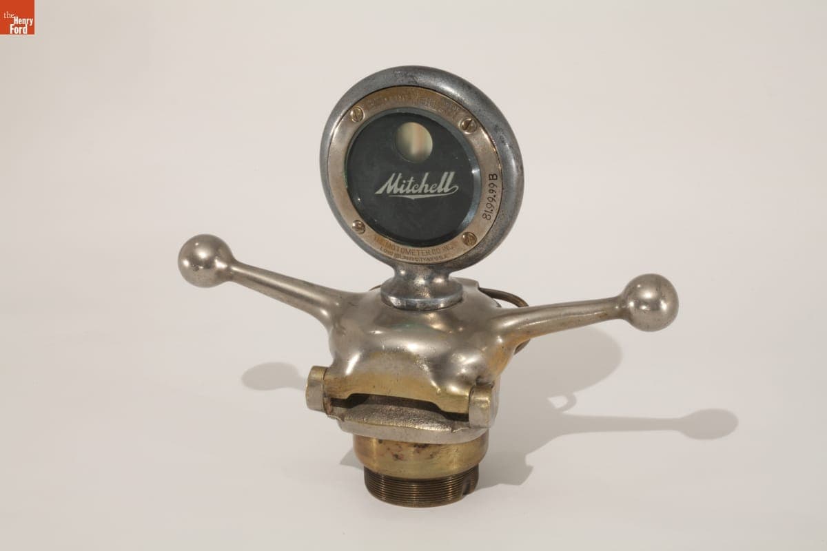 Mitchell Motor Car Company Motometer with Radiator Cap, circa 1925