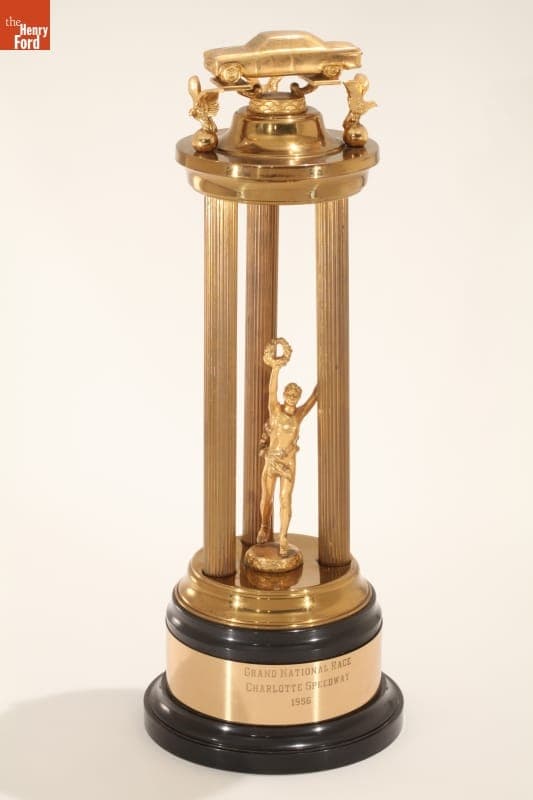 NASCAR Grand National Racing Trophy Won by Buck Baker, 1956