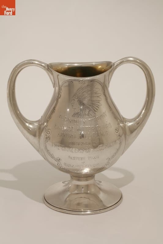 Algonquin Hill Climb Trophy Won by Frank Kulick Driving a Ford, 1912