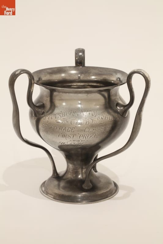 Automobile Racing Trophy Won by Clarence N. Heinz, circa 1910