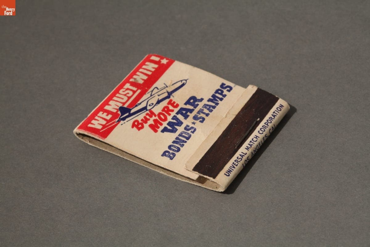 World War II Era Matchbook, circa 1942