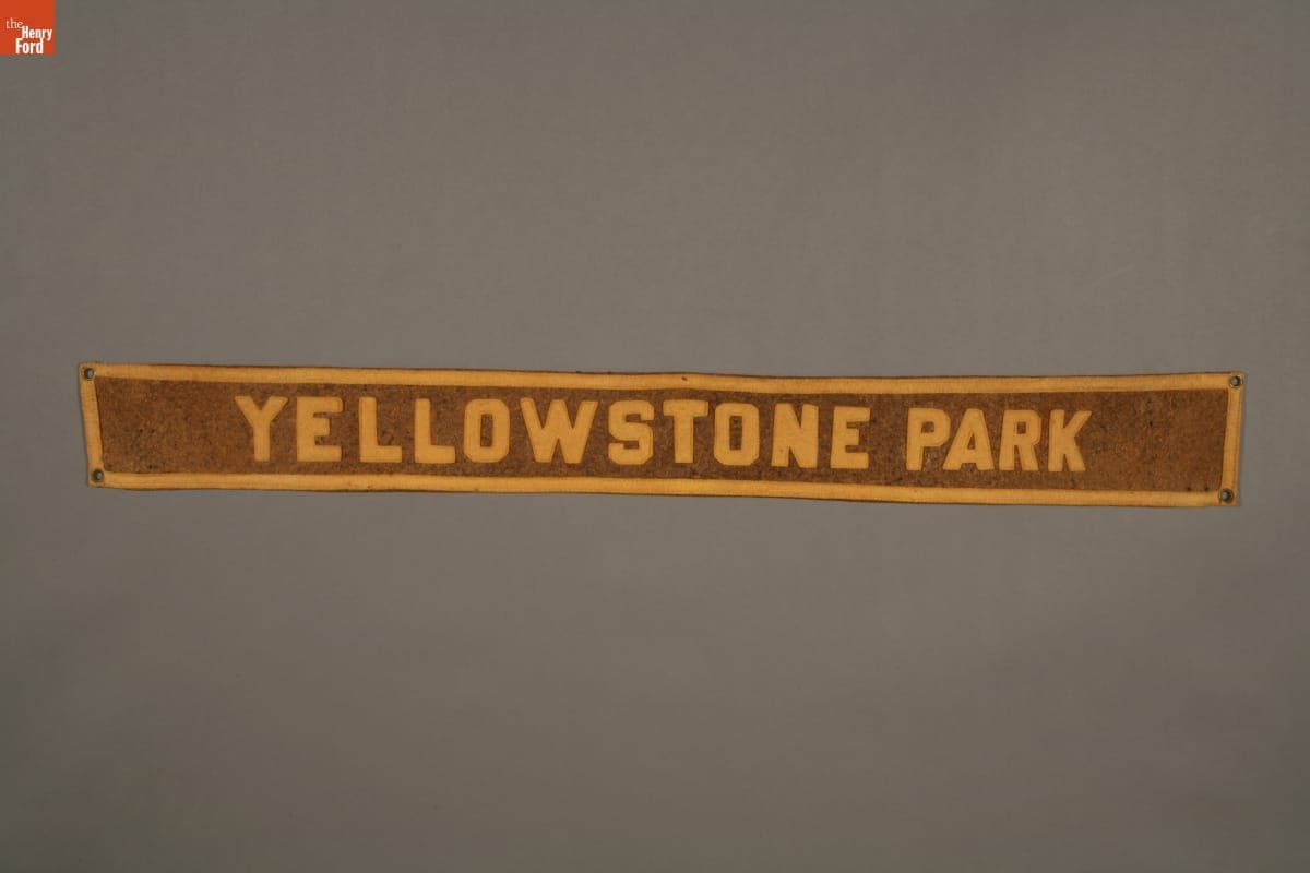 Yellowstone Park Banner, 1930-1950