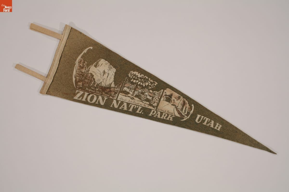 Zion National Park Pennant, 1940-1960