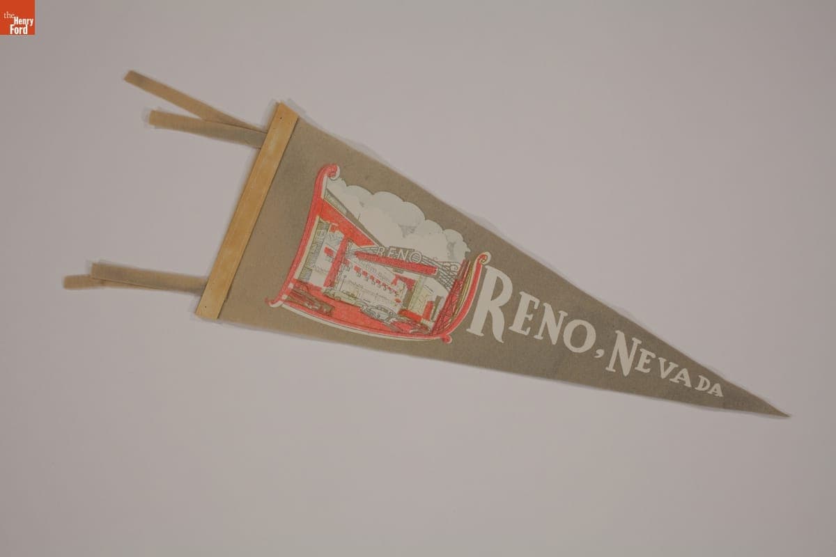 Reno, "The Biggest Little City in the World," Pennant, 1950-1959