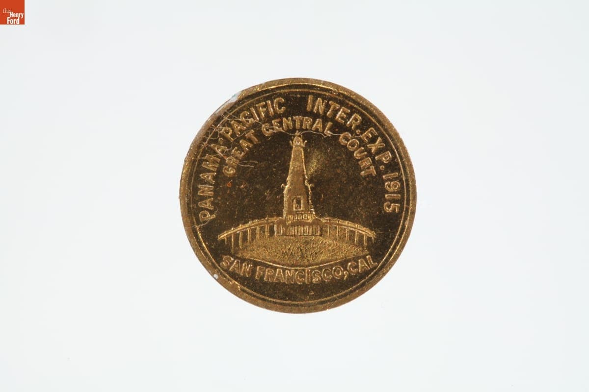 Panama-Pacific International Exposition Souvenir Token, 1915