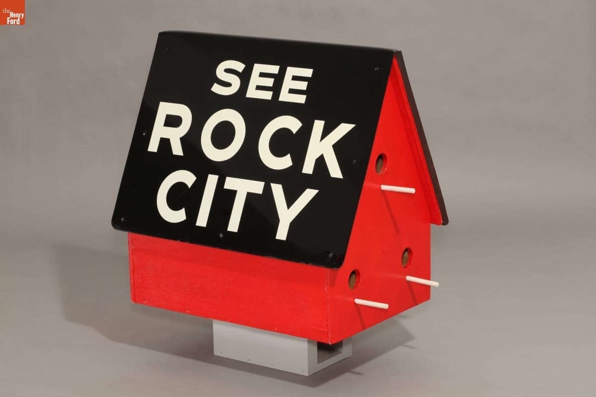 Birdhouse Sign, "See Rock City," 1987
