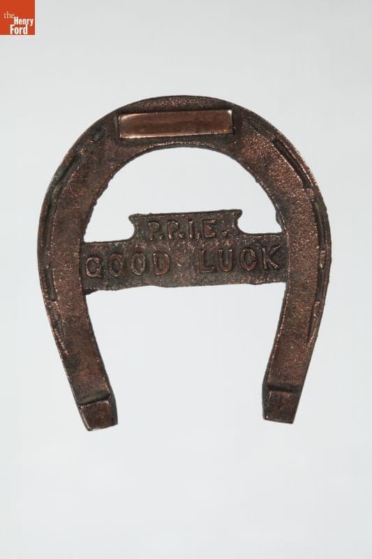 Panama-Pacific International Exposition "Good Luck" Horseshoe Souvenir, 1915