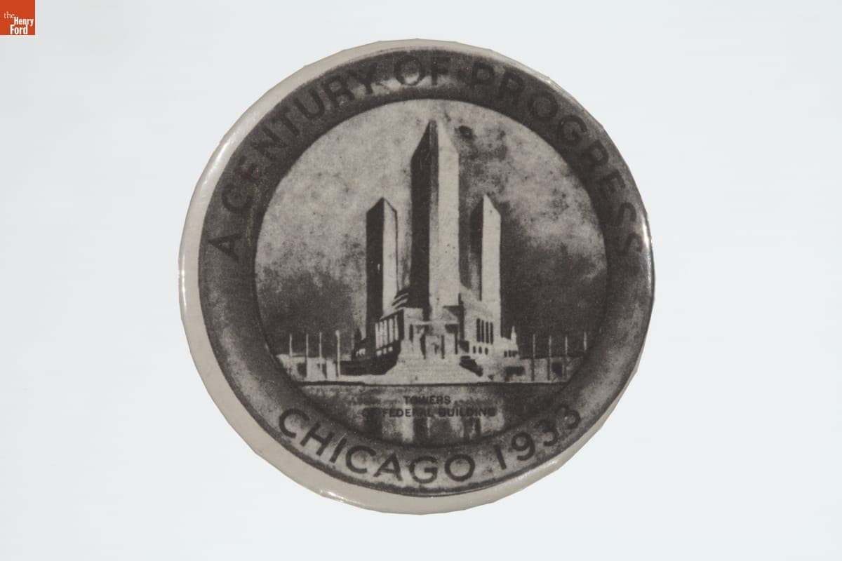 Century of Progress International Exposition Souvenir Mirror, 1933