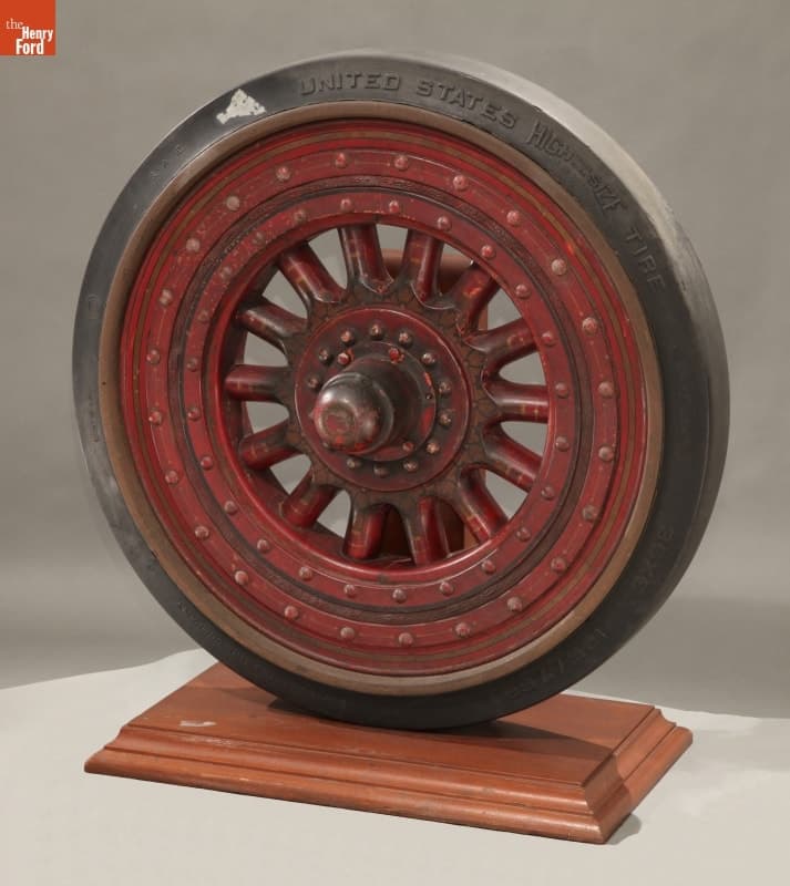 Sewell Cushion Wheel Used on Detroit Fire Engine, 1920-1925