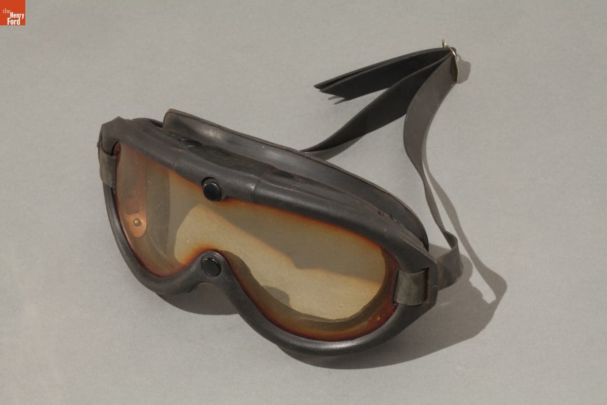 Racing Goggles Worn by Jack Brabham during 1966 Formula One Season