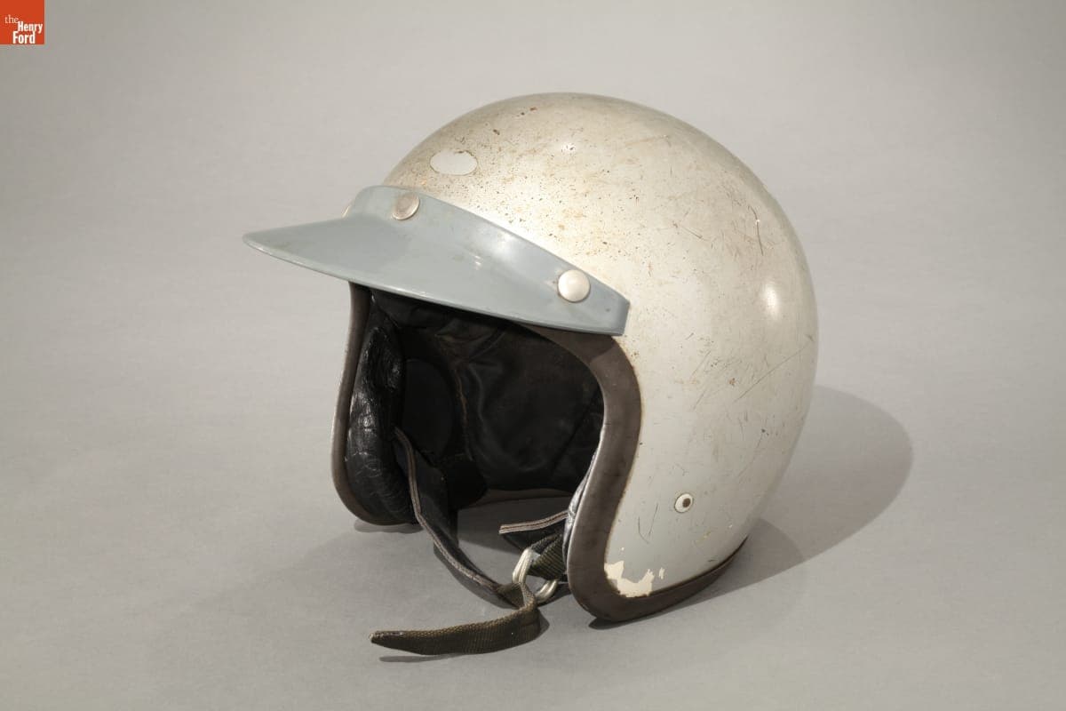 Racing Helmet Worn by Jack Brabham during 1966 Formula One Season
