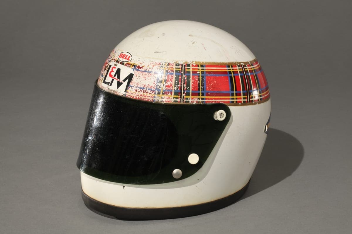 Racing Helmet Worn by Jackie Stewart, 1971