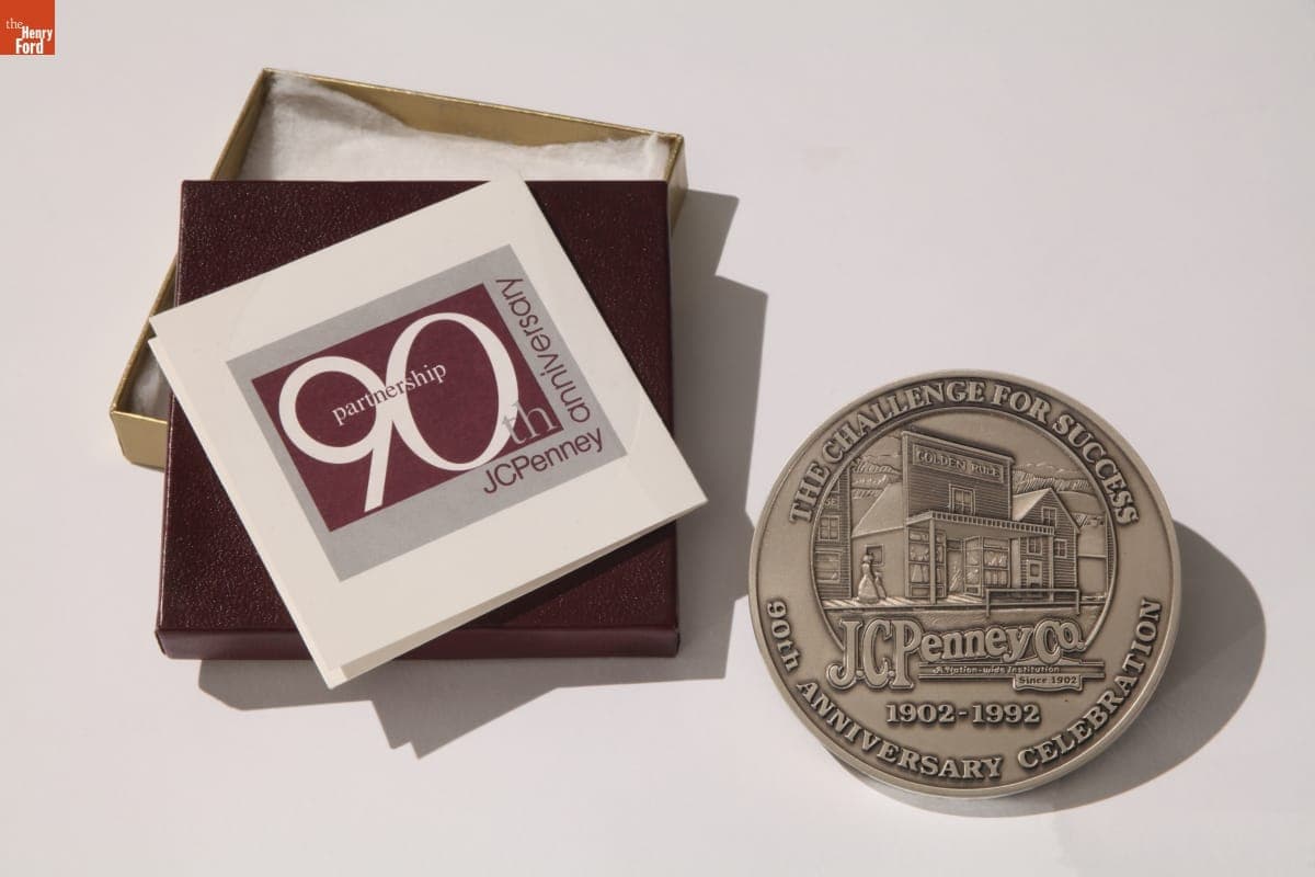 J.C. Penney 90th Anniversary Medallion, 1992