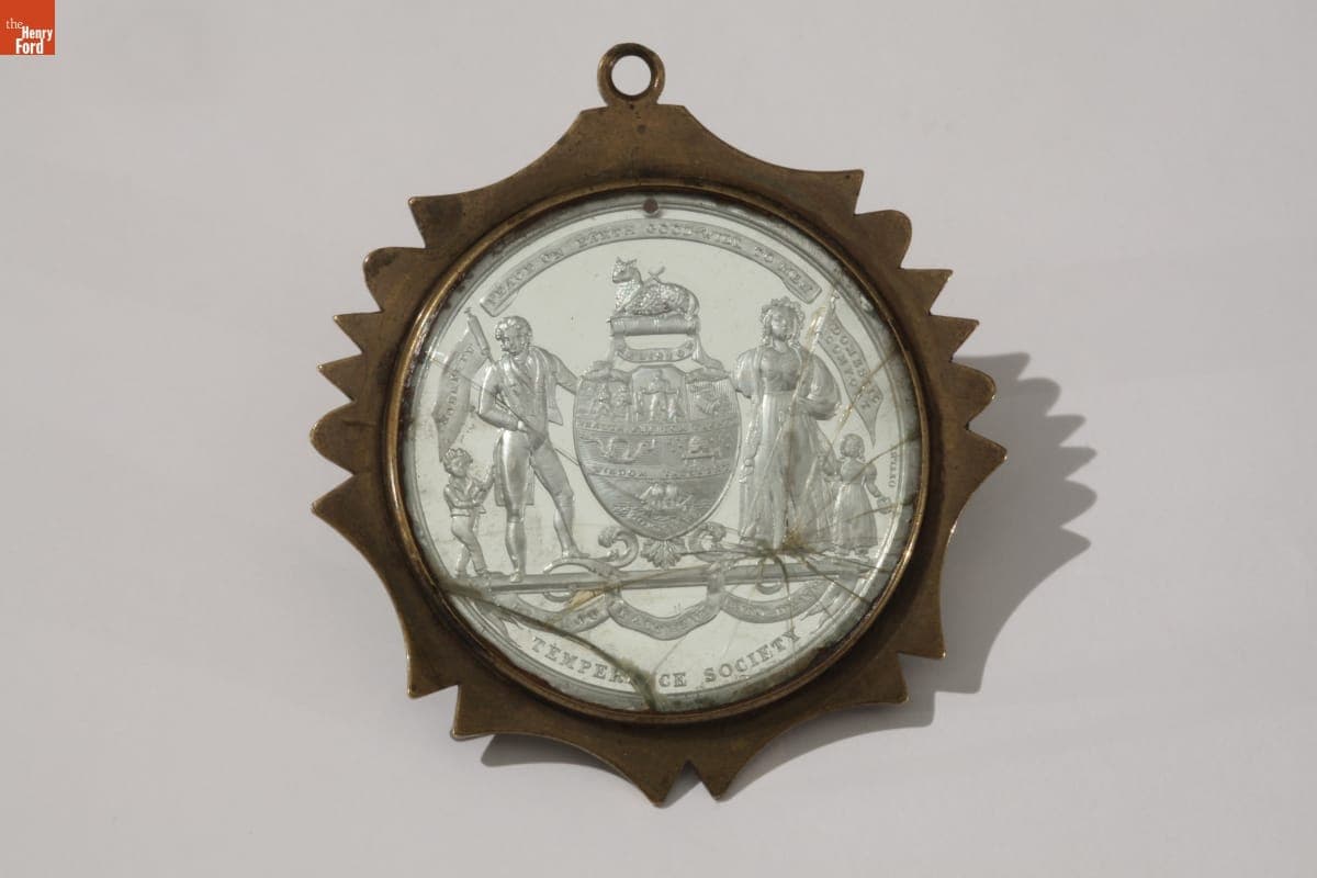 Temperance Medal of the American Temperance Society, 1833-1875