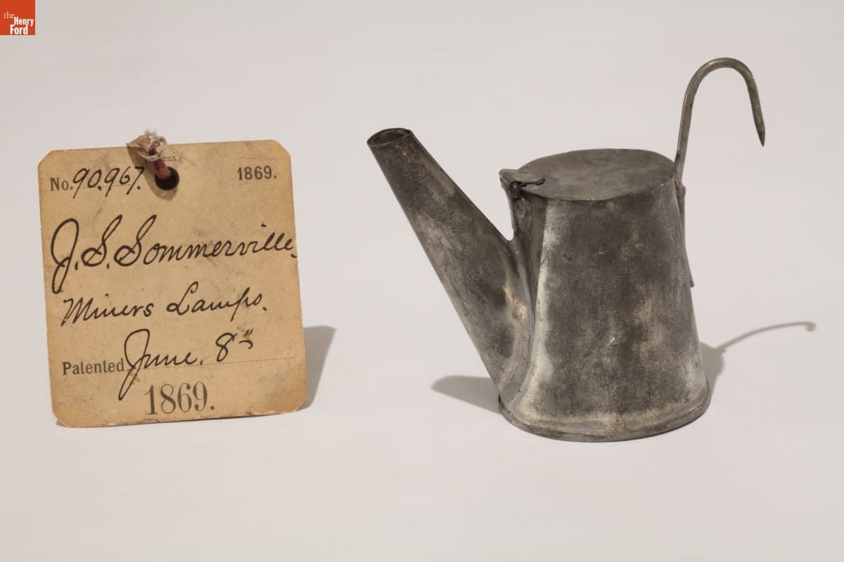 Patent Model of Miners' Lamp, 1869