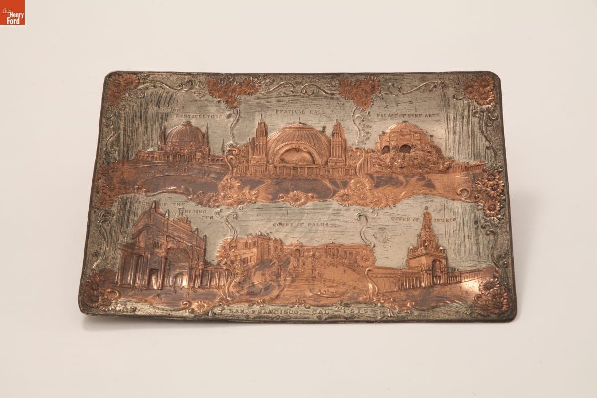 Panama-Pacific International Exposition Souvenir Tray, 1915