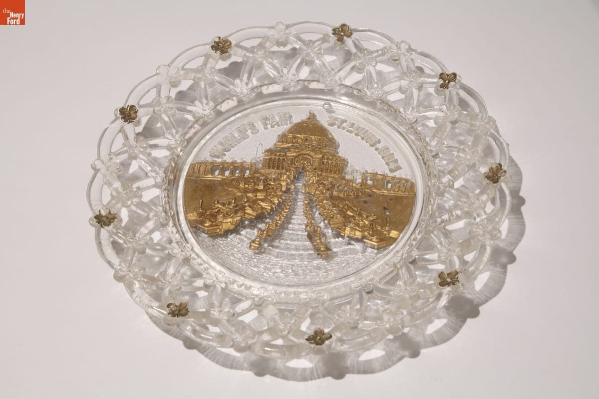Louisiana Purchase Exposition Souvenir Dish, 1904