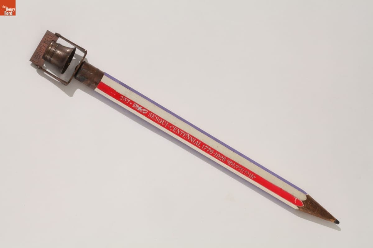 Sesqui-Centennial Exposition Souvenir Liberty Bell Pencil, 1926