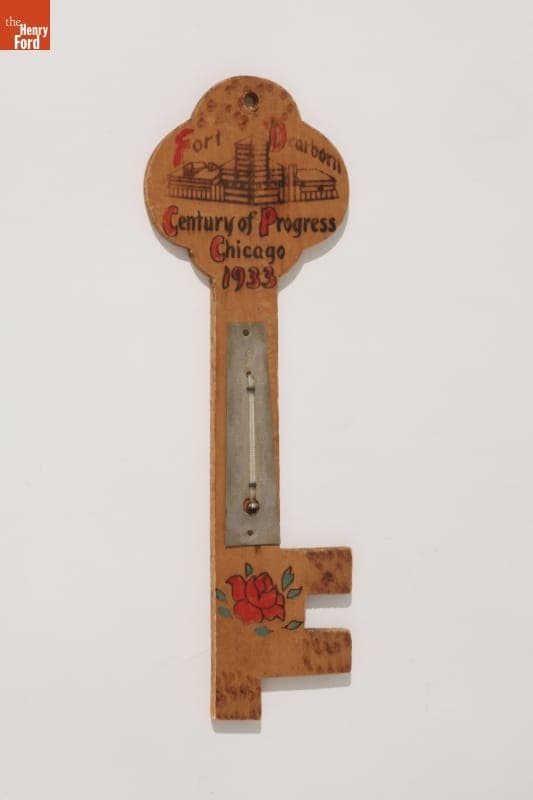 Century of Progress Souvenir Plaque of Fort Dearborn, 1933