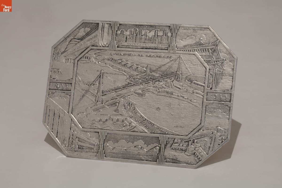 Century of Progress Exposition Souvenir Coaster, 1933