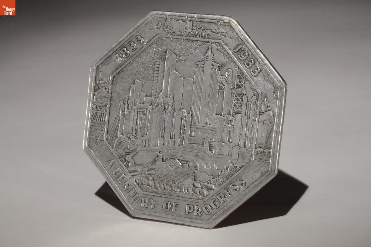 Century of Progress Exposition Souvenir Coaster, 1933