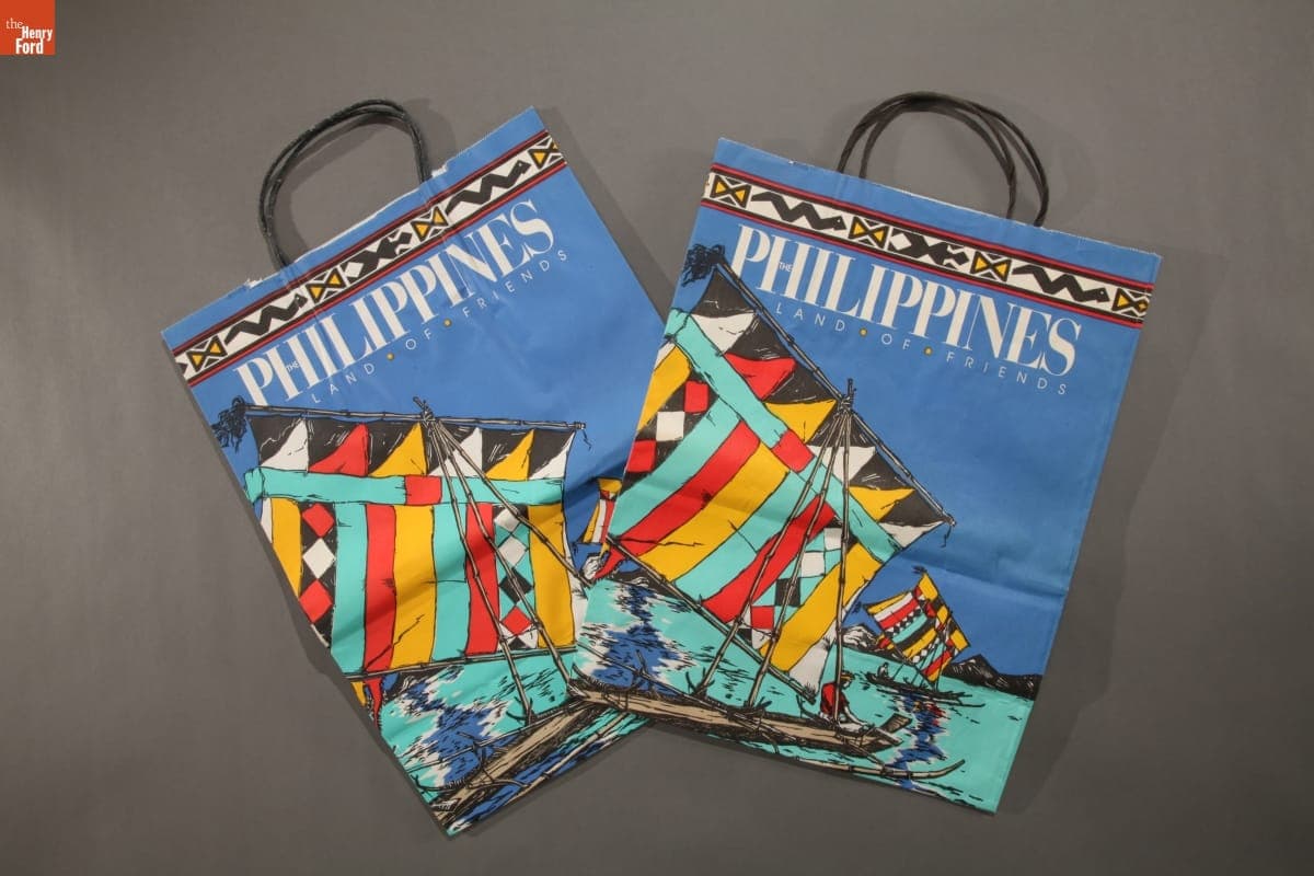 Knoxville World's Fair Shopping Bags, "Philippines: Land of Friends," 1982