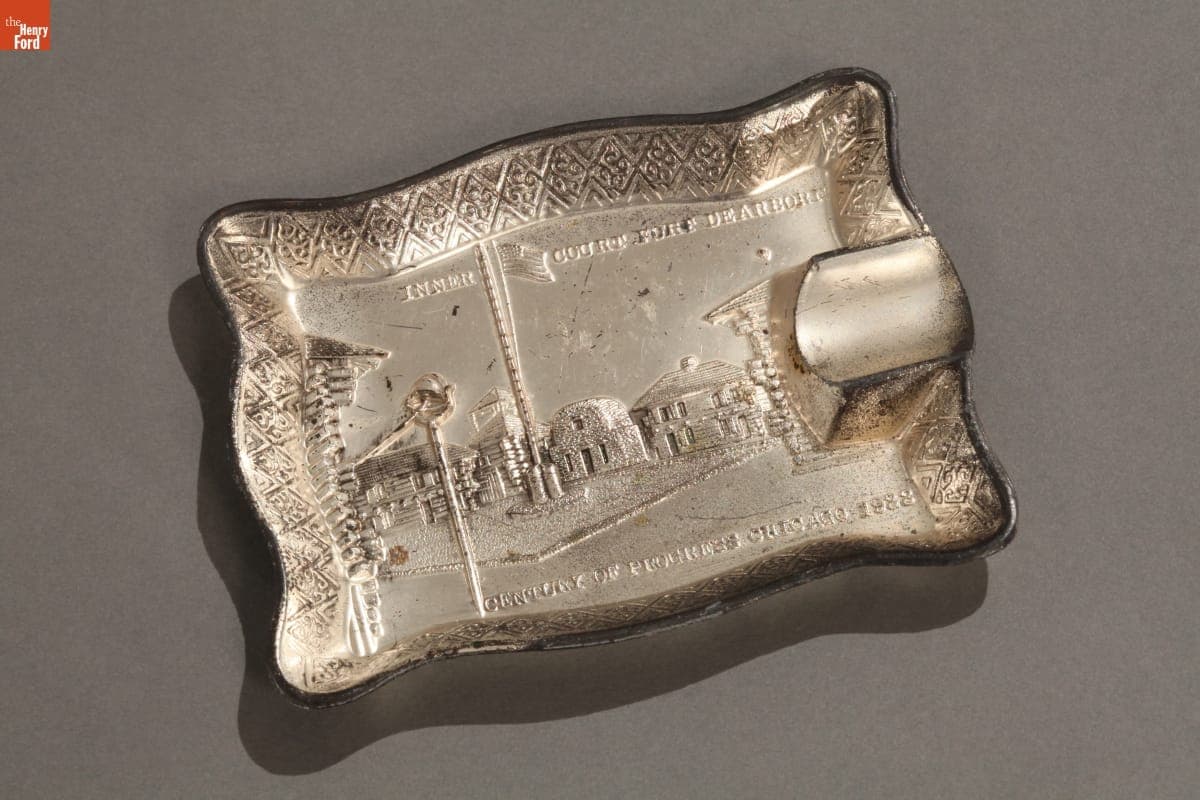 Century of Progress Souvenir Ashtray, 1933