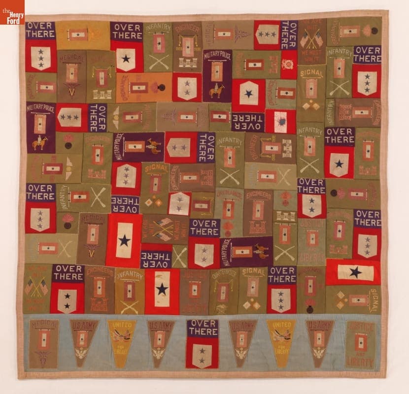 World War I Quilt by Herbert James Smith, circa 1917