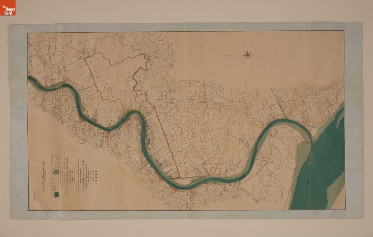 "Map of the Whangpoo," 1930-1932