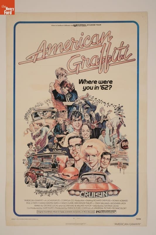Movie Poster, "American Graffiti," 1973