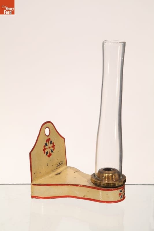 Whale Oil Wall Sconce, 1840-1860