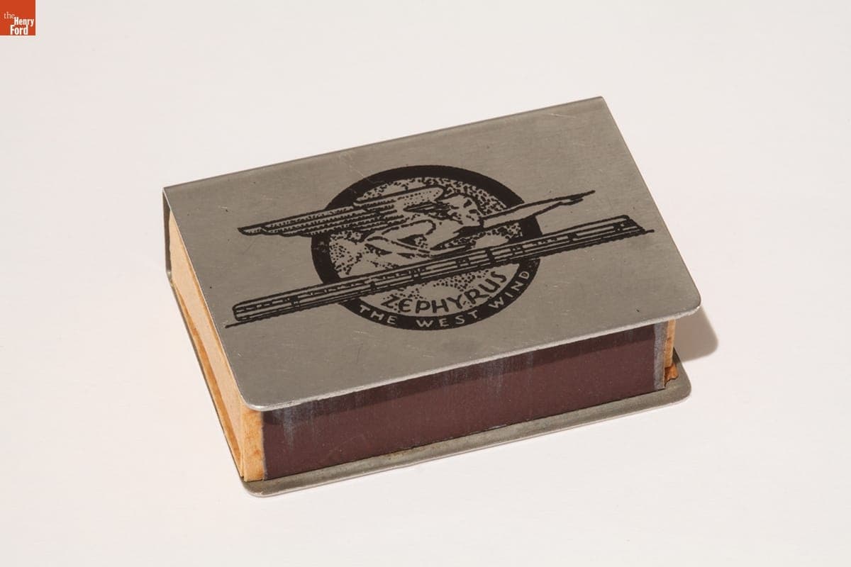 Zephyrus Express Train Matchbox, 1934