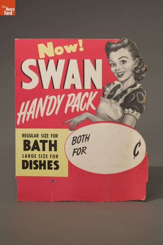 Swan Soap Display Board, 1940-1950