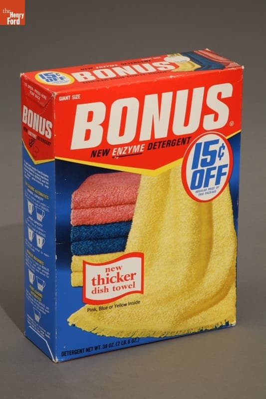Bonus Detergent, 1955-1965