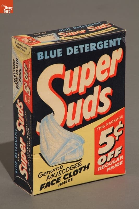Super Suds Blue Detergent, 1950-1959