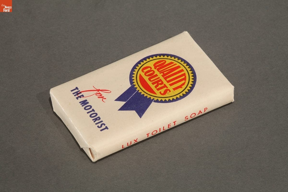 Lux Toilet Soap, Complimentary Size, from Schubert Motel, 1947-1959